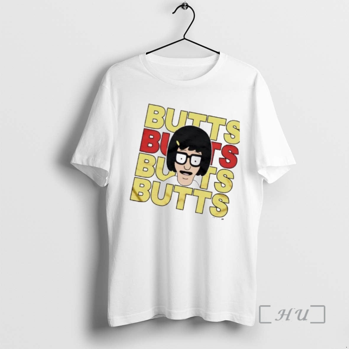 Officials Big Face Bobs Burgers Tina Butts Repeat Cartoon T-Shirts, Hoodie, Sweatshirt | AU18TeeNovaLab.com