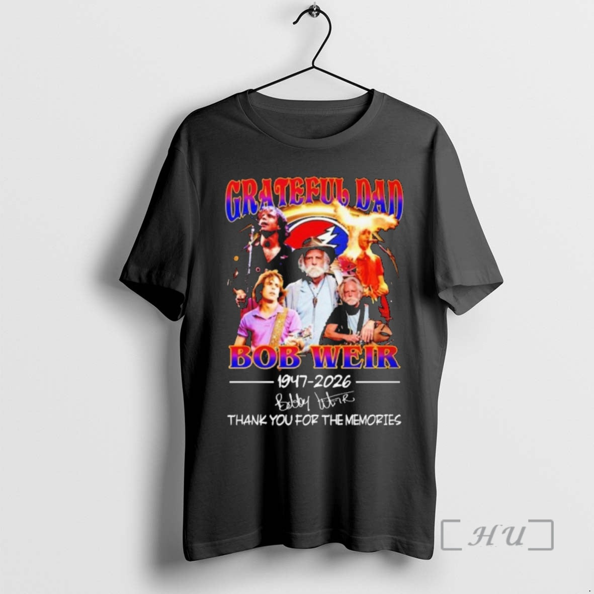 Officials Bob Weir Grateful Dead 1947 2026 Signature Thank You For The Memories Premium