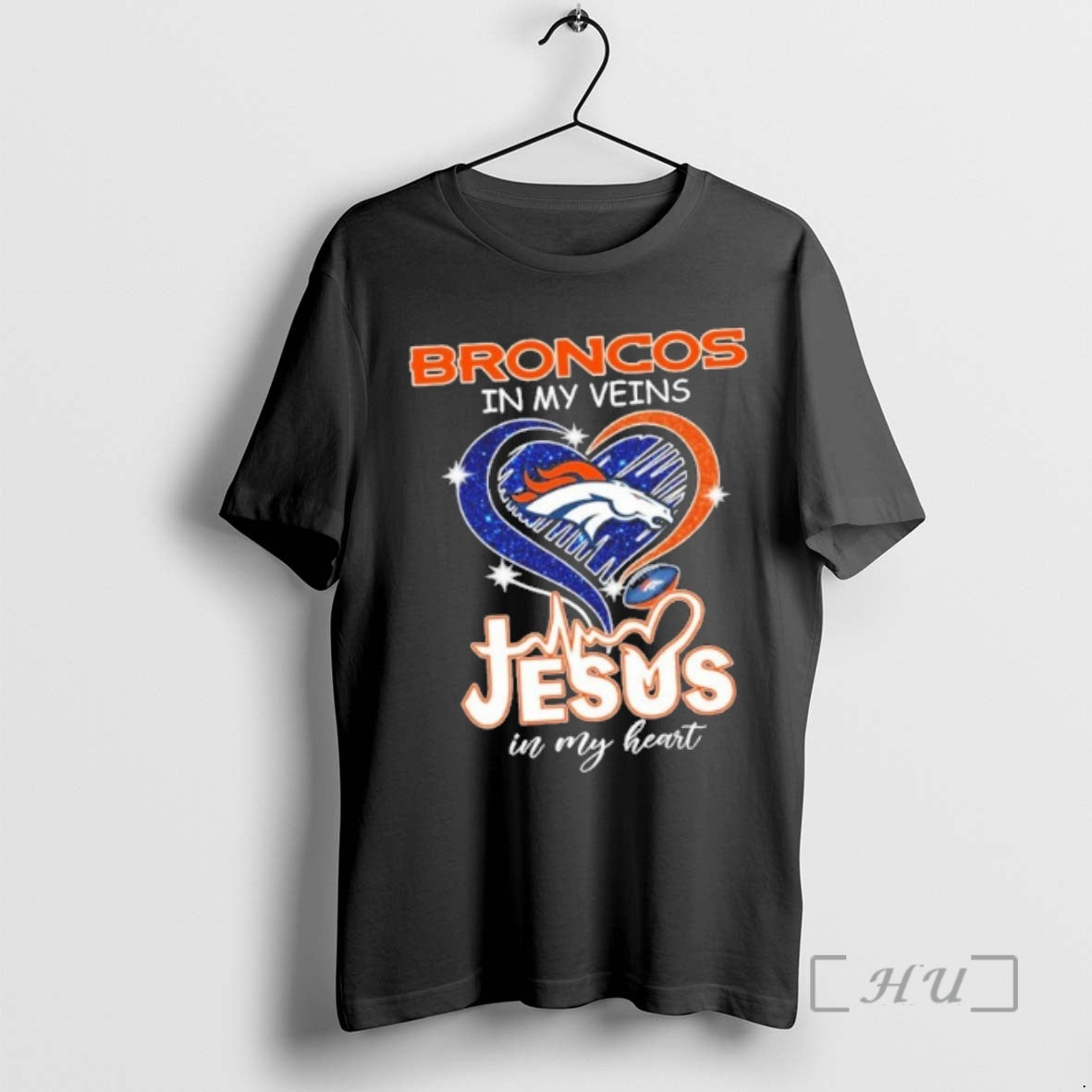 Officials Broncos In My Veins Heart Logo Ball Jesus In My Heart Premium T Shirts Hoodie, Sweatshirt | AU18TeeNovaLab.com