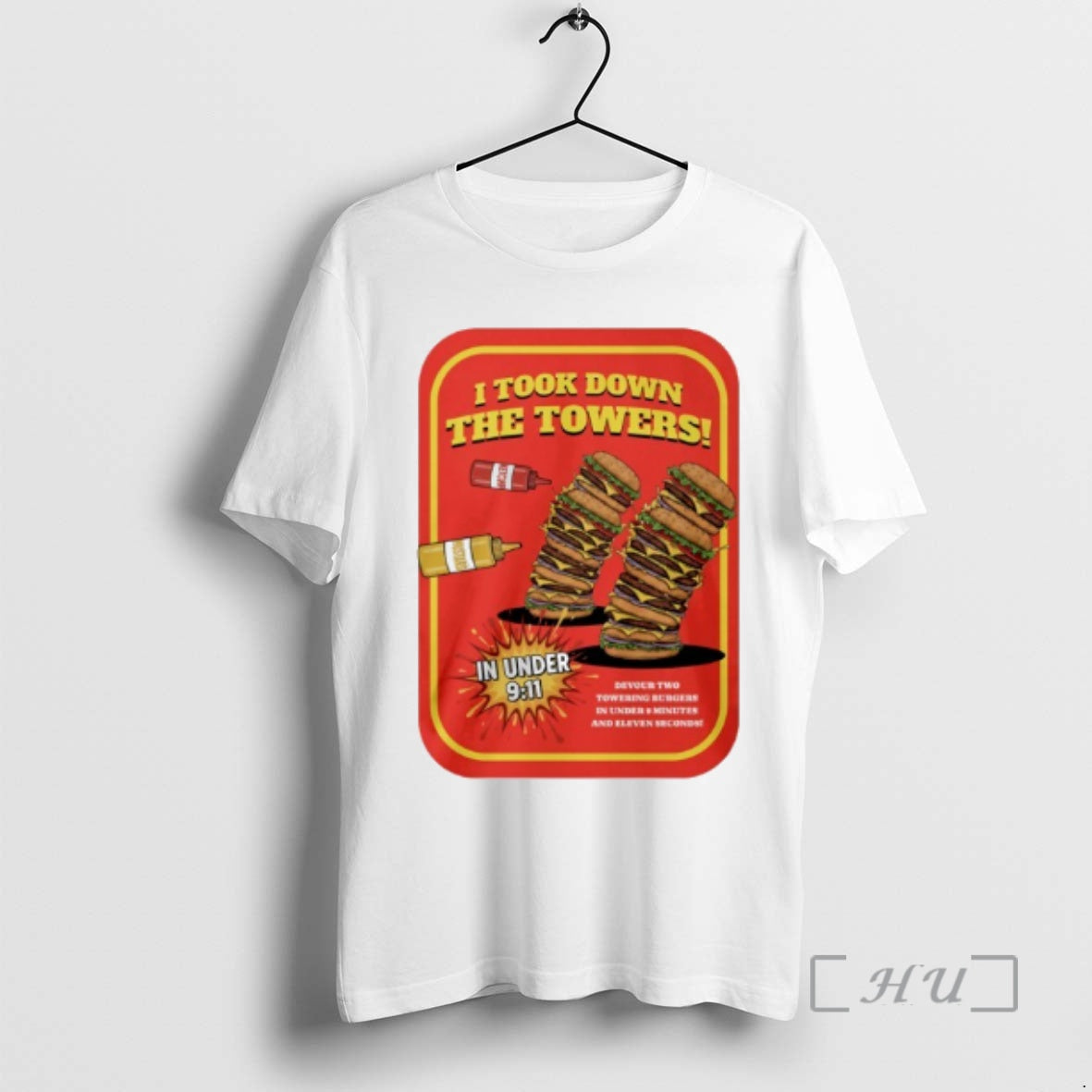 Officials Burger I Took Down The Towers T-Shirts, Hoodie, Sweatshirt | AU18TeeNovaLab.com