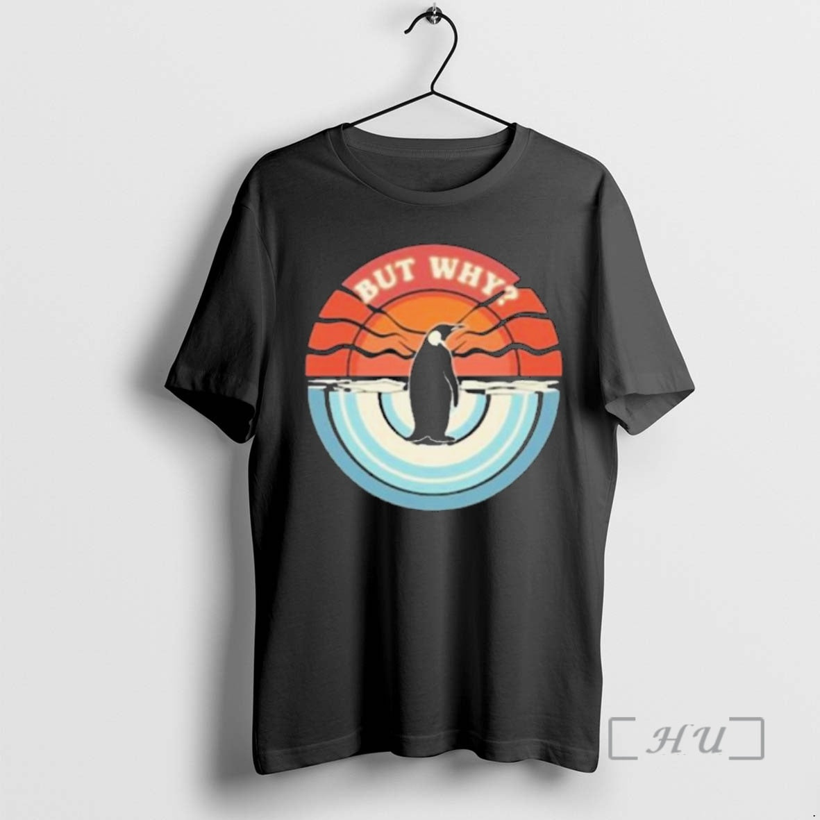 Officials But Why Penguin Retro Sunset T-Shirts, Hoodie, Sweatshirt | AU18TeeNovaLab.com