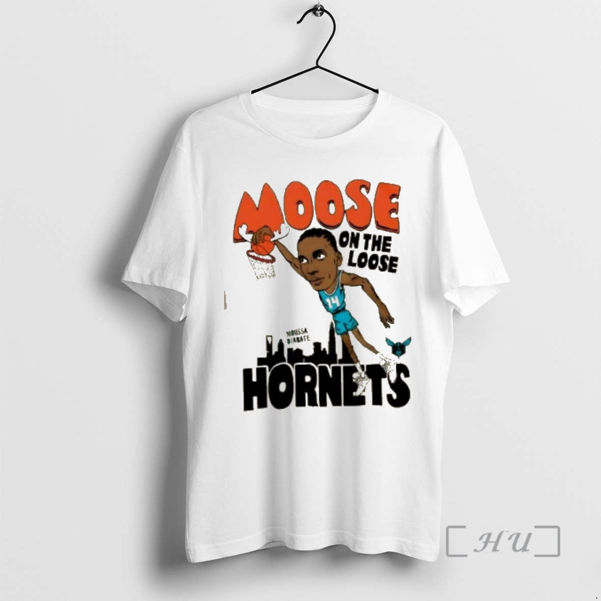 Officials Charlotte Hornets Hornets Moussa Diabate Moose On The Loose T-Shirts, Hoodie, Sweatshirt | AU18TeeNovaLab.com
