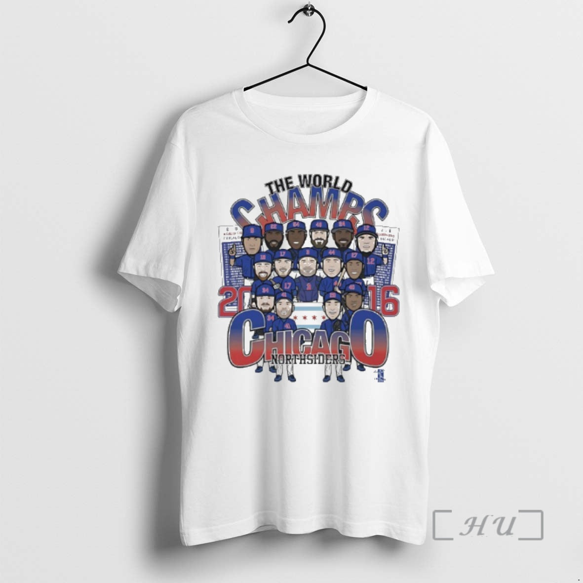 Officials Chicago Cubs 2016 World Champs North Siders Players Caricature T-Shirts, Hoodie, Sweatshirt | AU18TeeNovaLab.com