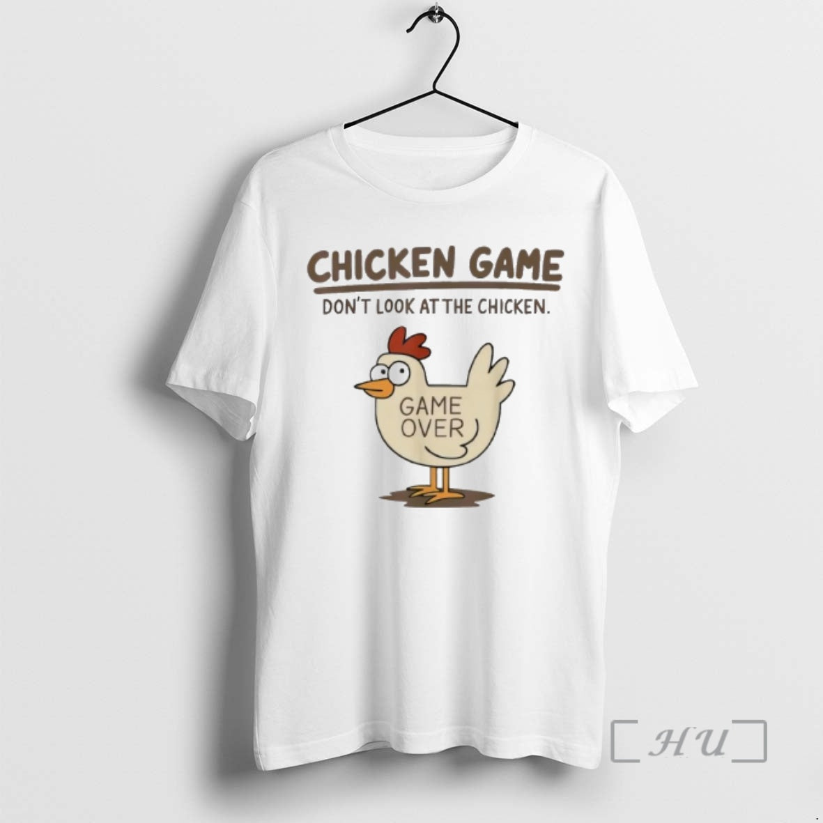 Officials Chicken Game Dont Look At The Chicken Meme T-Shirts, Hoodie, Sweatshirt | AU18TeeNovaLab.com