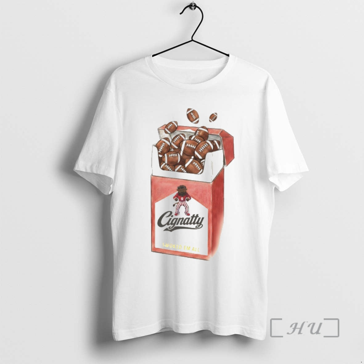 Officials Cignatty Smoked Em All Indiana Hoosier Football Game Day Iu National Champions 2026 Premium T-Shirts, Hoodie,...