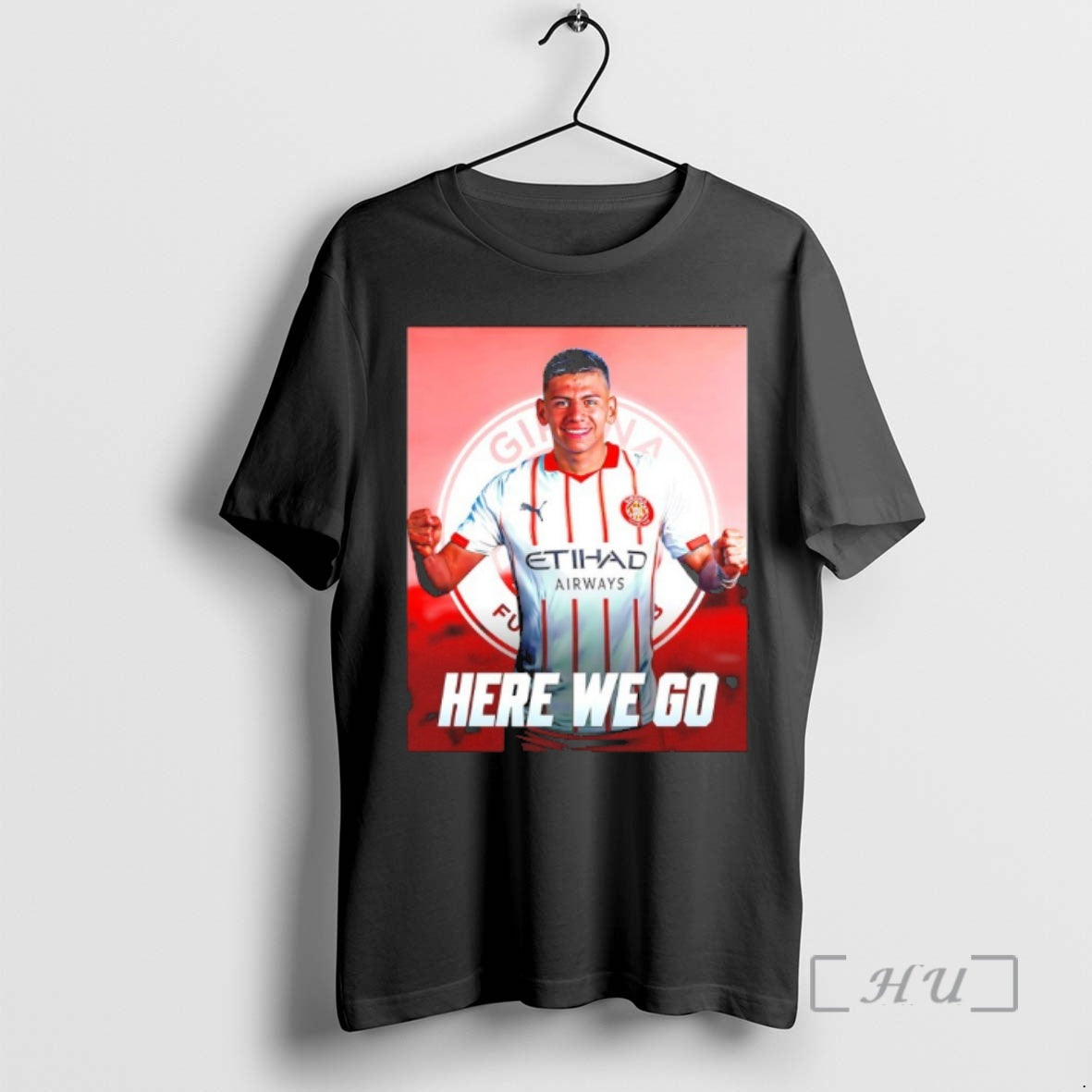 Officials Claudio Echeverri To Girona Here We Go T-Shirts, Hoodie, Sweatshirt | AU18TeeNovaLab.com