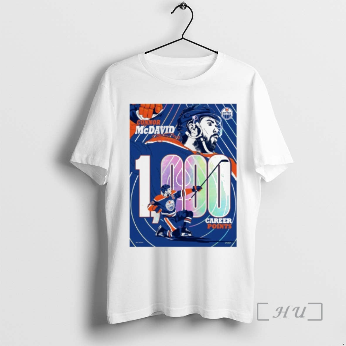 Officials Connor Mcdavid Edmonton Oilers 1000 Career Nhl Points Milestone T-Shirts, Hoodie, Sweatshirt | AU18TeeNovaLab.com