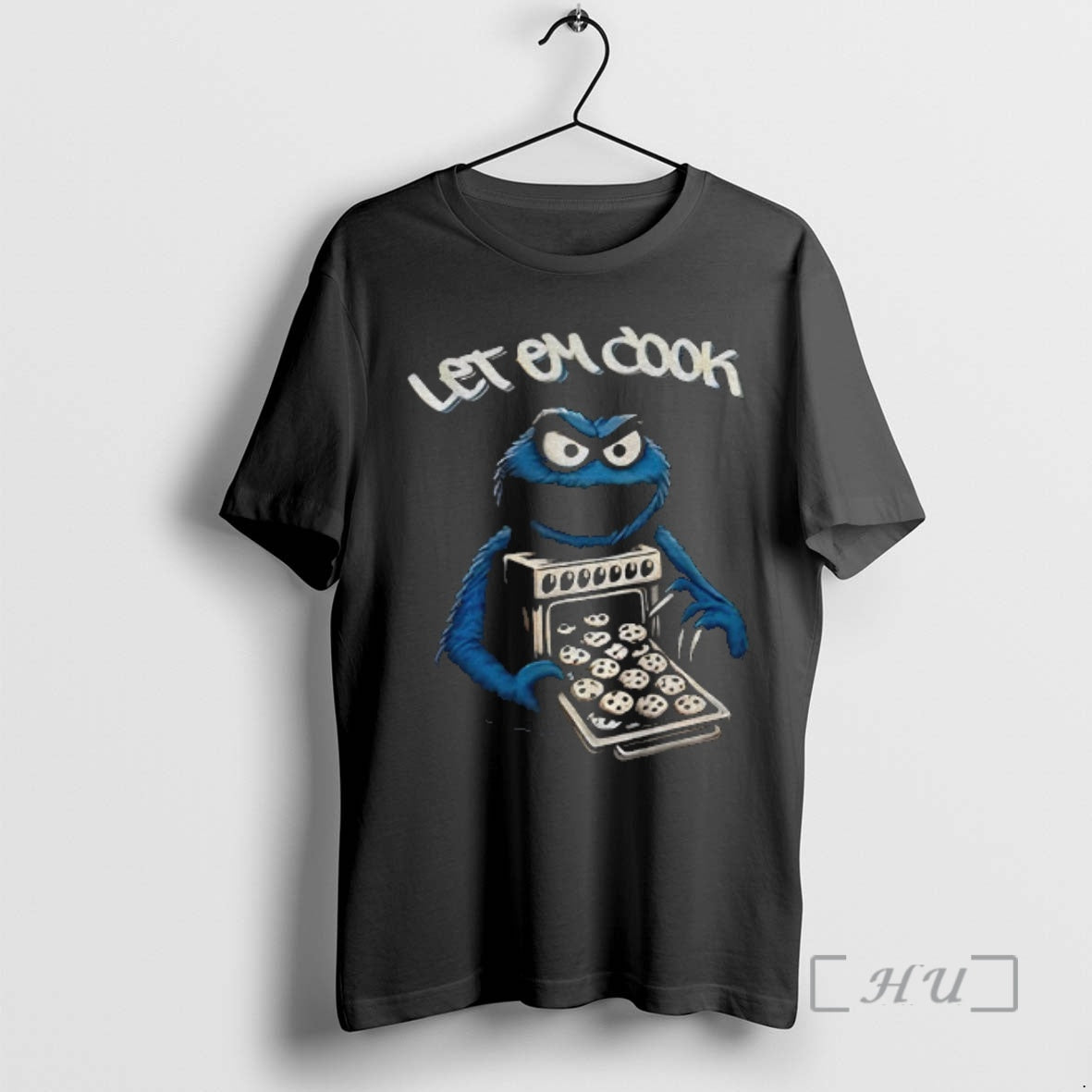 Officials Cookie Monster Let Em Cook Vintage T-Shirts, Hoodie, Sweatshirt | AU18TeeNovaLab.com
