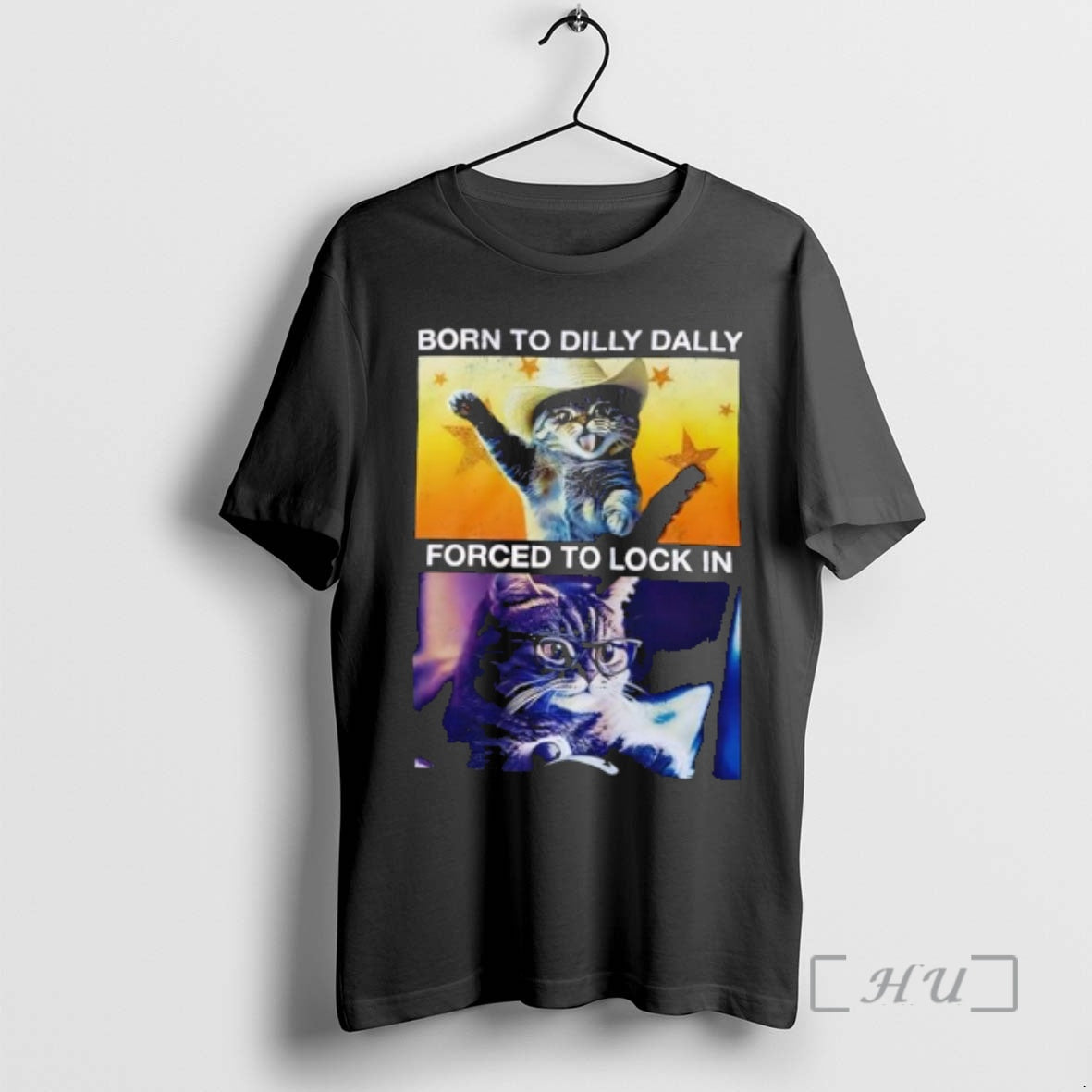 Officials Cowboy Cat Born To Dilly Dally Forced To Lock In Premium T Shirts Sweater Hoodie, Sweatshirt | AU18TeeNovaLab.com