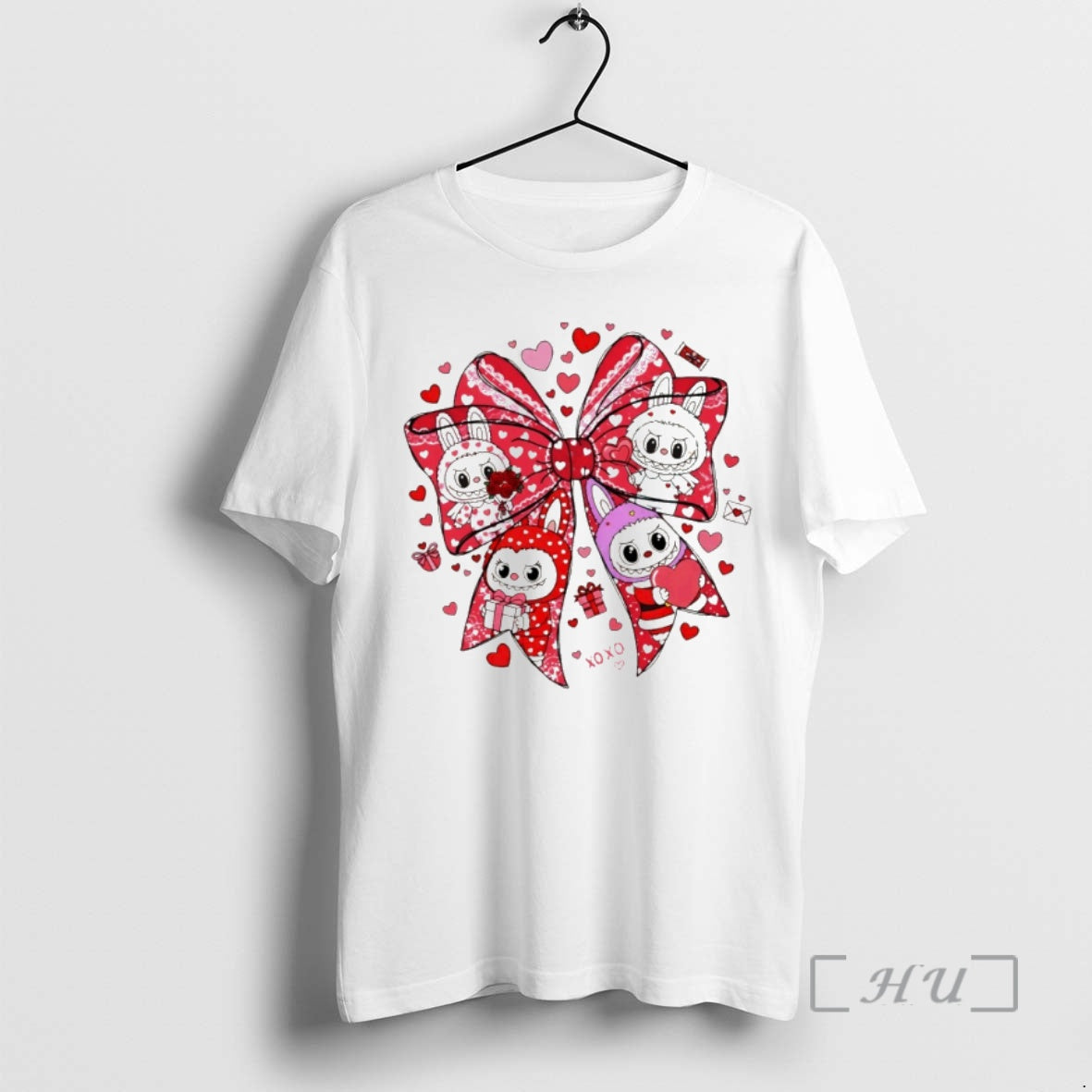 Officials Cute Monster Valentines Day Labubu Xoxo T-Shirts, Hoodie, Sweatshirt | AU18TeeNovaLab.com