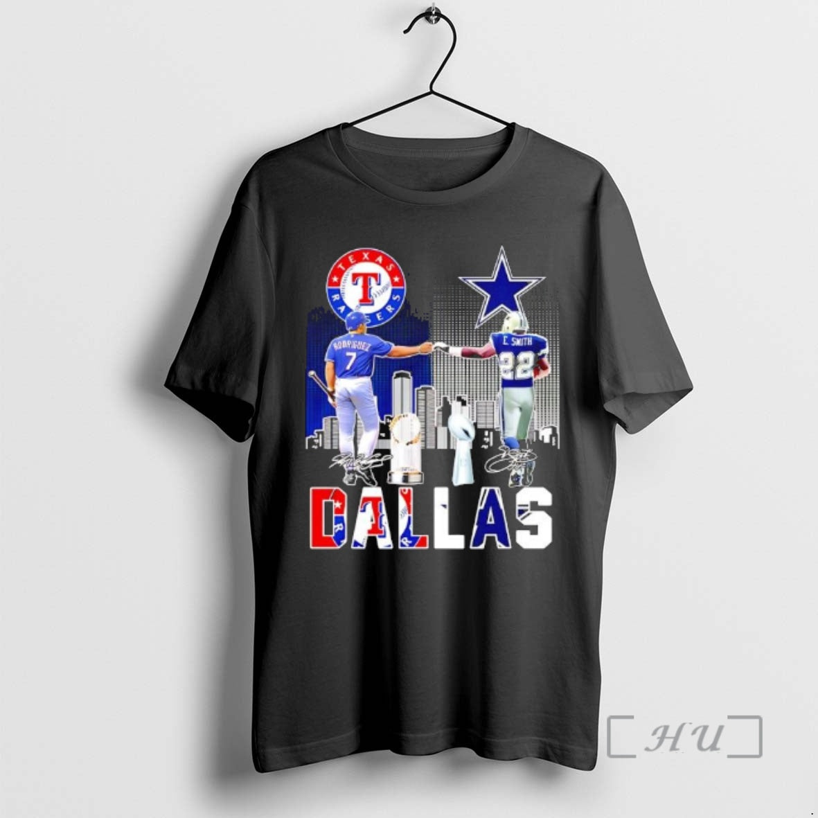 Officials Dallas Sports Teams Texas Rangers Dallas Cowboys Players Signatures