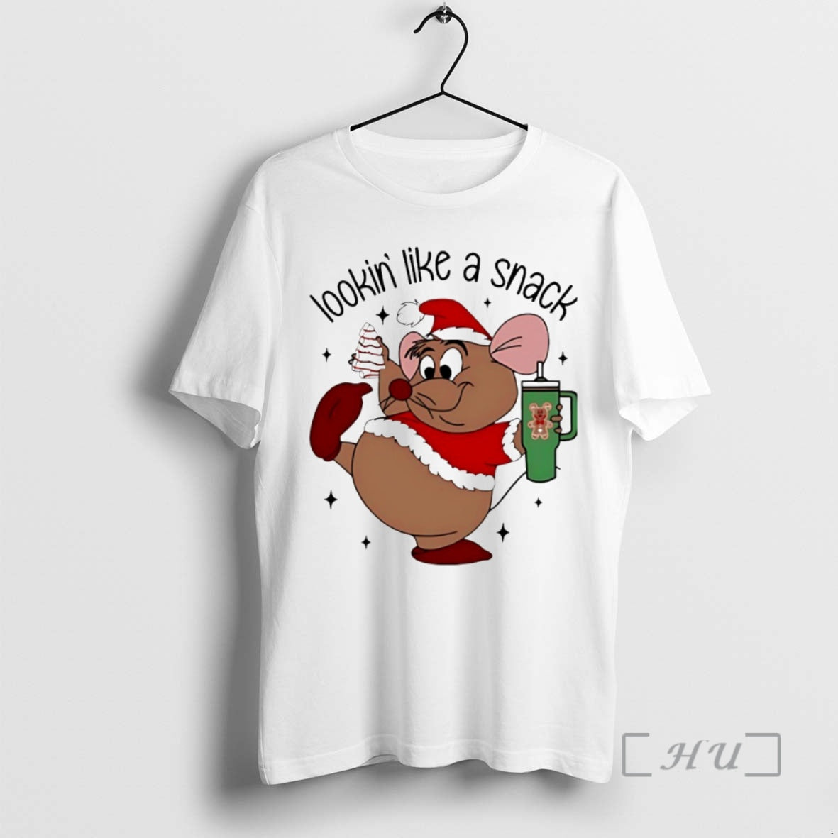 Officials Deanna Looking Like A Snack Christmas Cartoon Mouse Circle T-Shirts, Hoodie, Sweatshirt | AU18TeeNovaLab.com