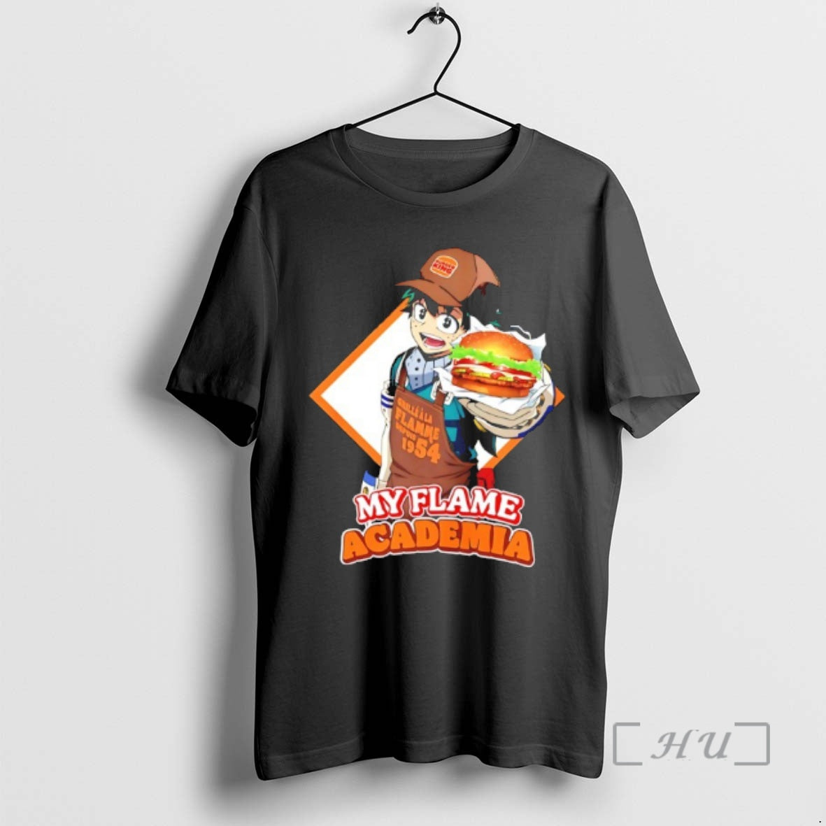 Officials Deku Burger King My Flame Academia T-Shirts, Hoodie, Sweatshirt | AU18TeeNovaLab.com