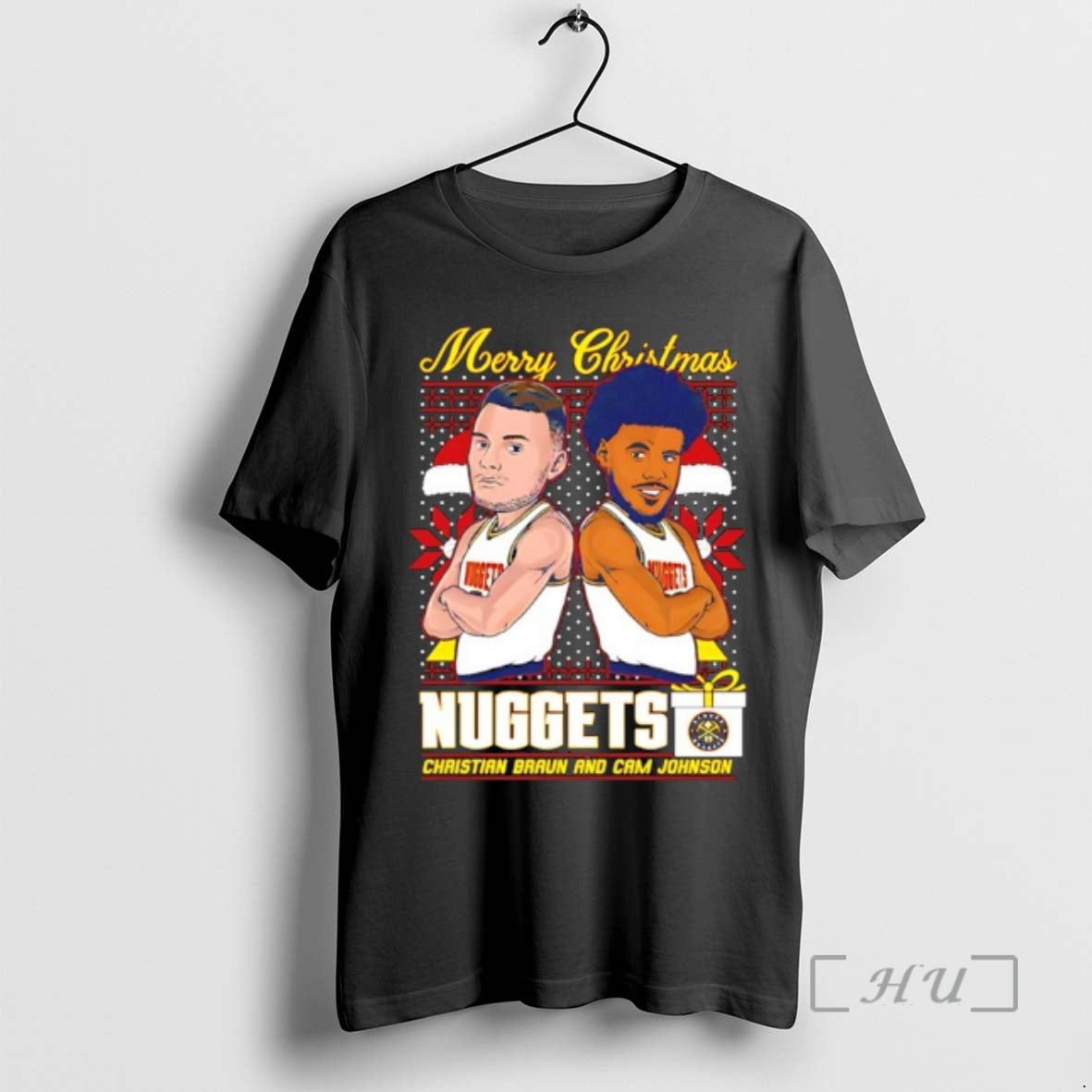 Officials Denver Nuggets Christian Braun And Cam Johnson Merry Christmas T-Shirts, Hoodie, Sweatshirt | AU18TeeNovaLab.com