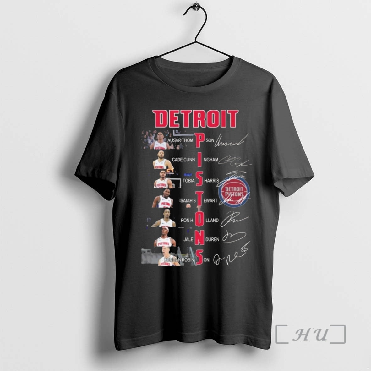 Officials Detroit Pistons Basketball Names Players Signatures 2026 T-Shirts, Hoodie, Sweatshirt | AU18TeeNovaLab.com