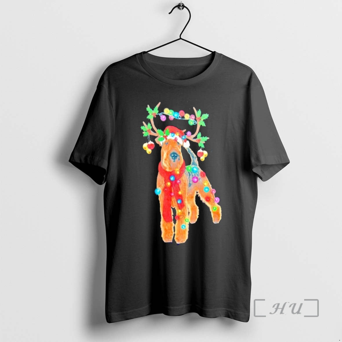 Officials Dog Reindeer Christmas Lights T-Shirts, Hoodie, Sweatshirt | AU18TeeNovaLab.com