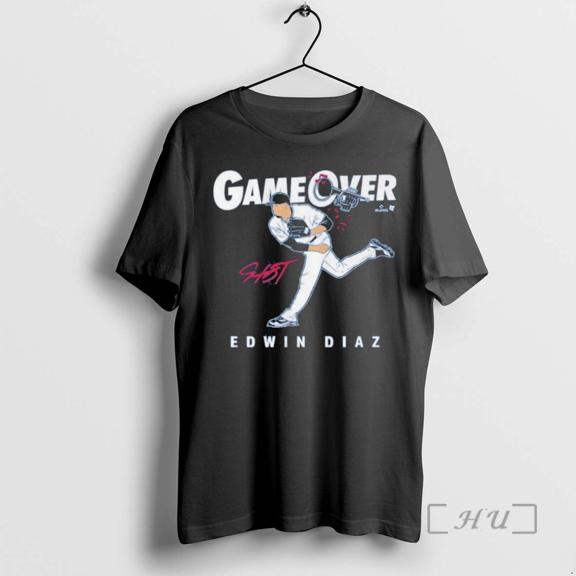 Officials Edwin Diaz Game Over Los Angeles T-Shirts, Hoodie, Sweatshirt | AU18TeeNovaLab.com