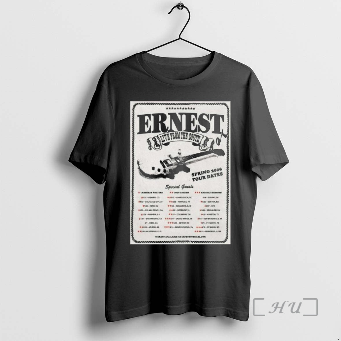 Officials Ernest Spring Tour 2026 T-Shirts, Hoodie, Sweatshirt | AU18TeeNovaLab.com