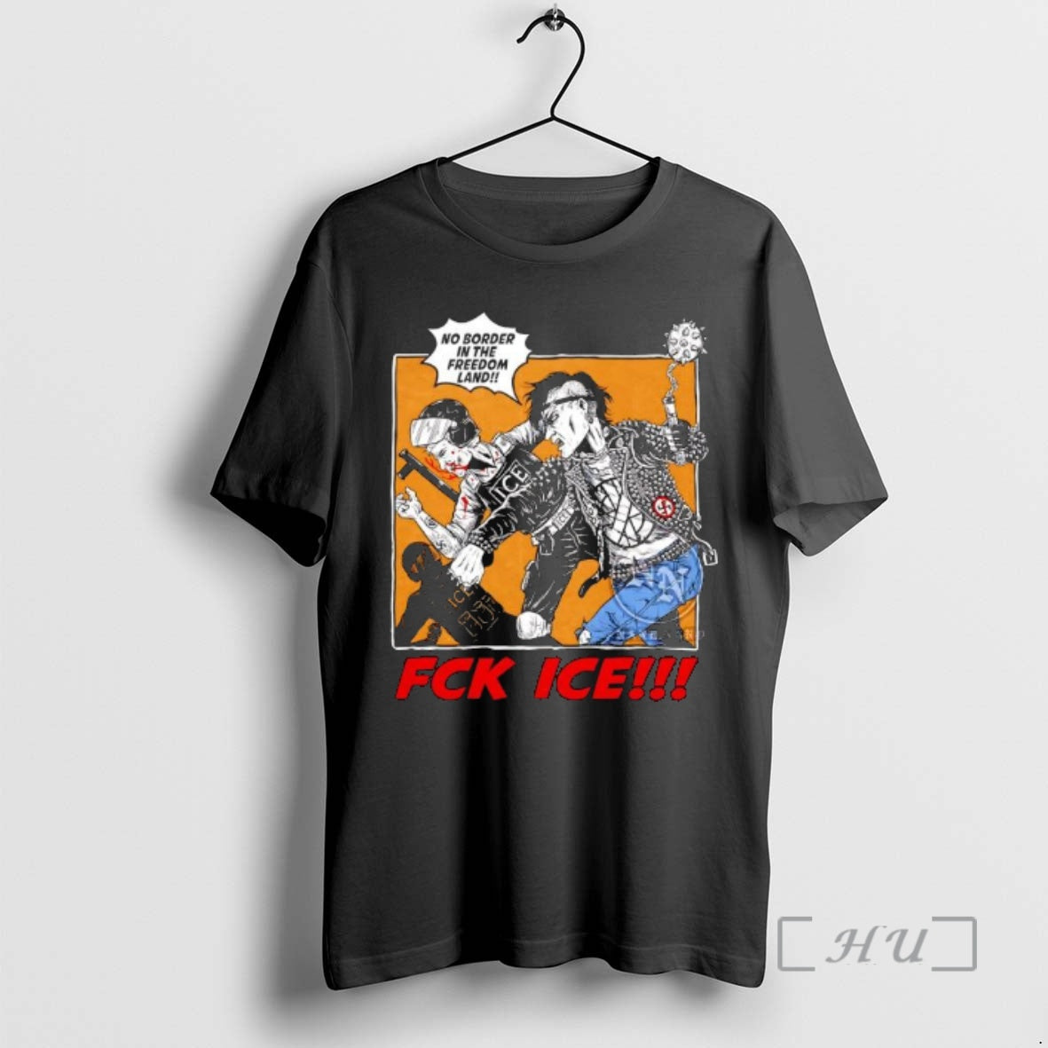 Officials Fck Ice No Border In The Freedom Land T-Shirts, Hoodie, Sweatshirt | AU18TeeNovaLab.com