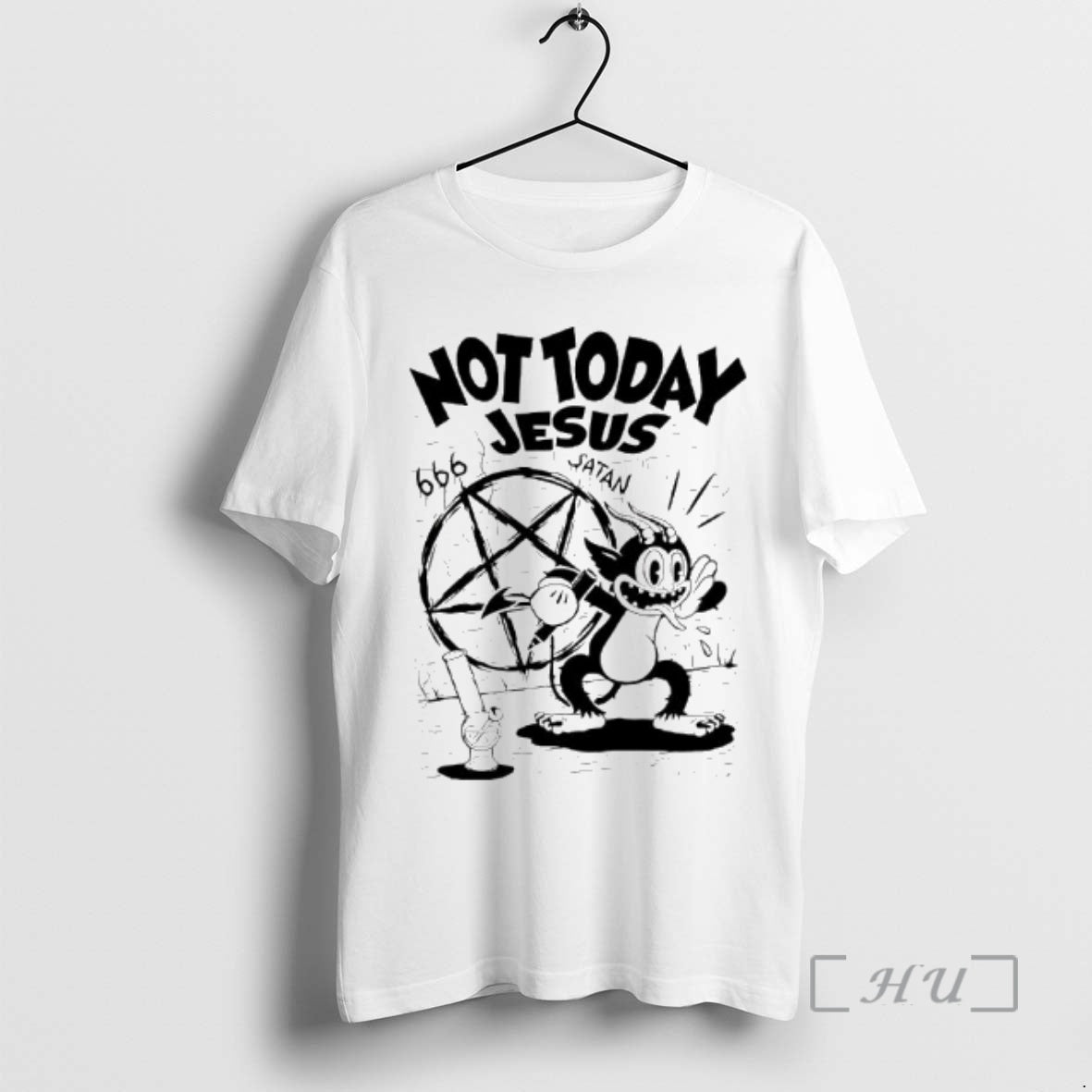 Officials Felix Devil Not Today Jesus Satan Graphic T-Shirts, Hoodie, Sweatshirt | AU18TeeNovaLab.com