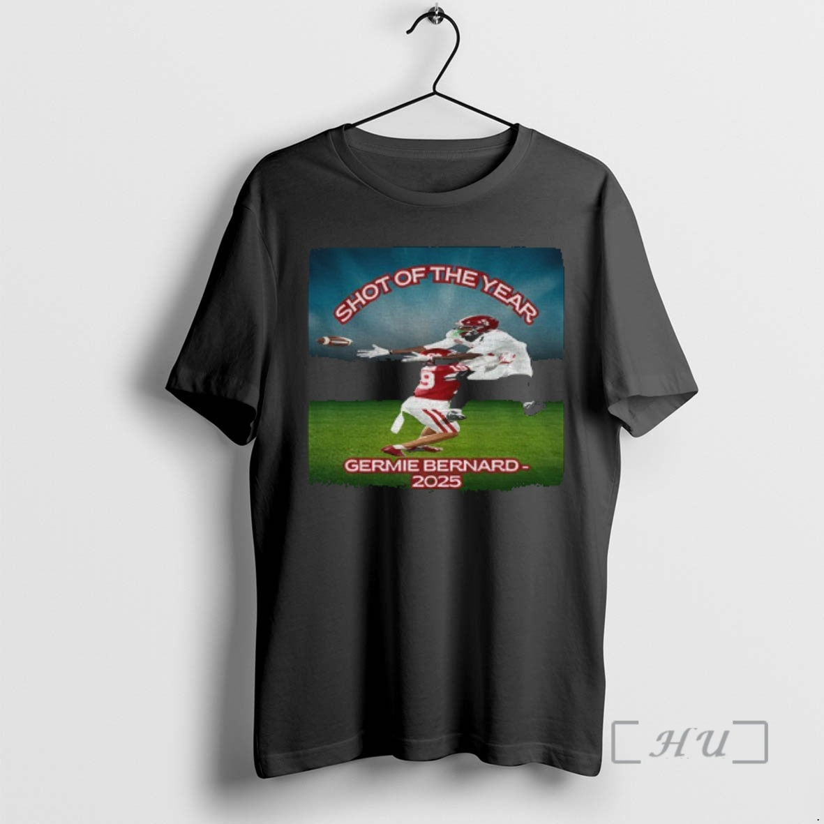 Officials Football Catch Of The Year Germie Bernard 2025 T-Shirts, Hoodie, Sweatshirt | AU18TeeNovaLab.com