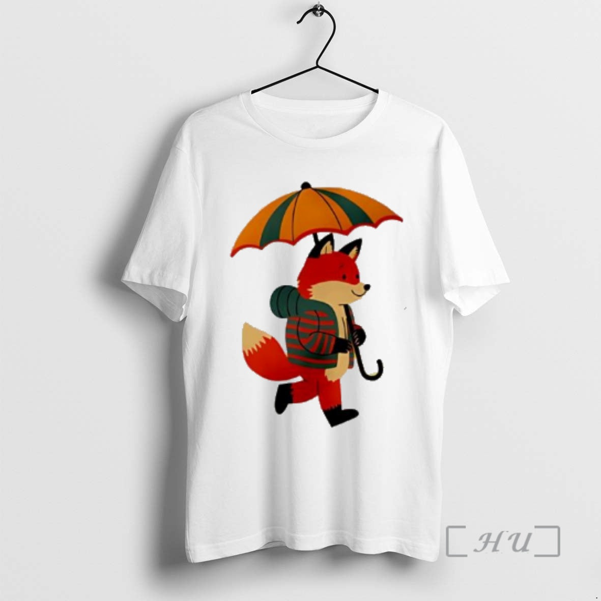 Officials Fox Holding Umbrella Cartoon T-Shirts, Hoodie, Sweatshirt | AU18TeeNovaLab.com