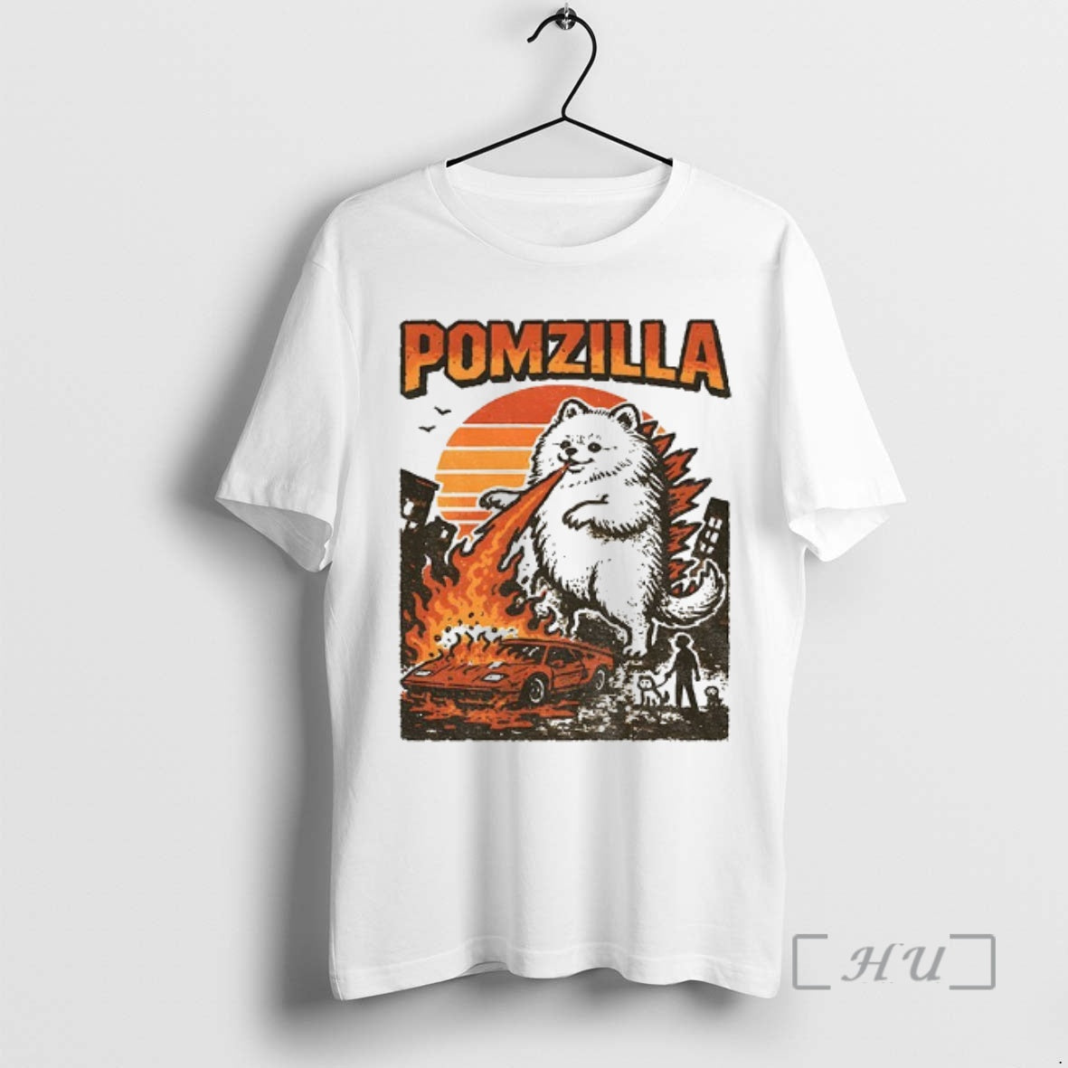 Officials Funny Pomeranian Godzilla T-Shirts, Hoodie, Sweatshirt | AU18TeeNovaLab.com