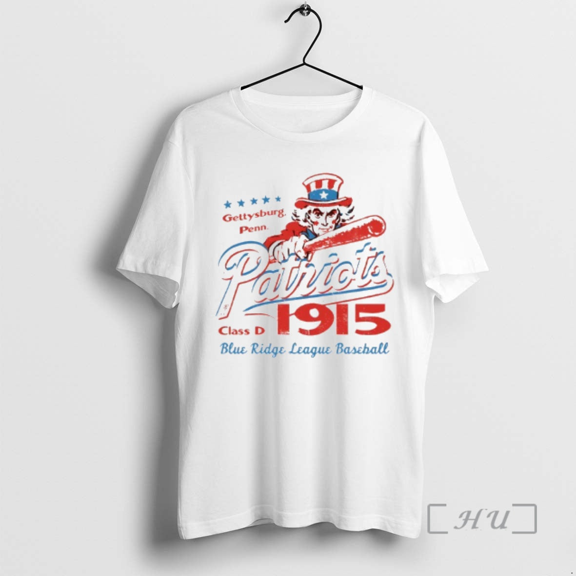 Officials Gettysburg Penn Patriots Blue Ridge League Baseball Class D 1915 Vintage Premium T Shirts Hoodie, Sweatshirt