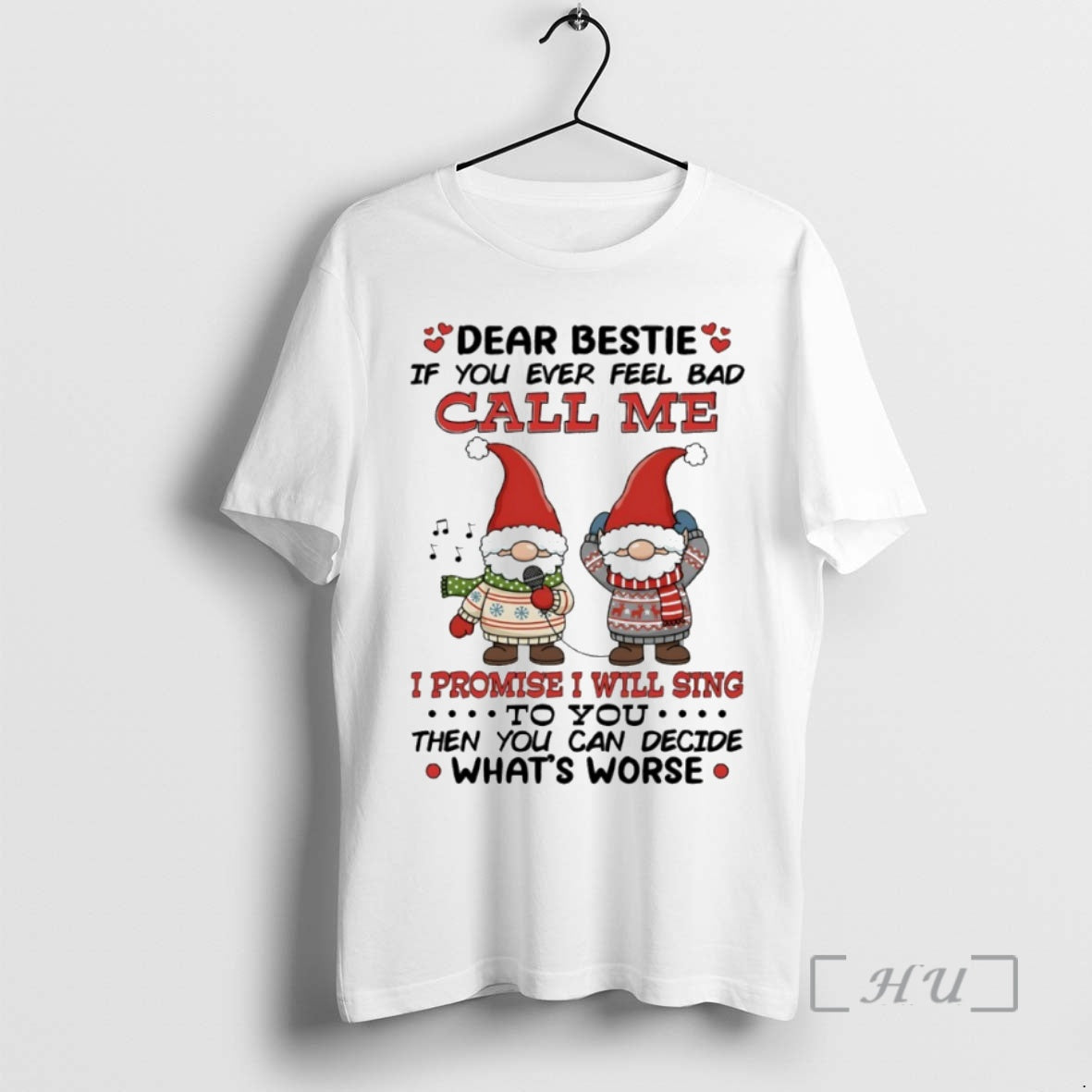 Officials Gnome Dear Bestie If You Ever Feel Bad Call Me Circle Premium T Shirts Hoodie, Sweatshirt | AU18TeeNovaLab.com