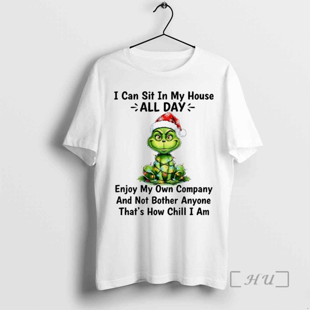 Officials Grinch I Can Sit In My House All Day Enjoy My Own Company Circle T-Shirts, Hoodie, Sweatshirt | AU18TeeNovaLab.com