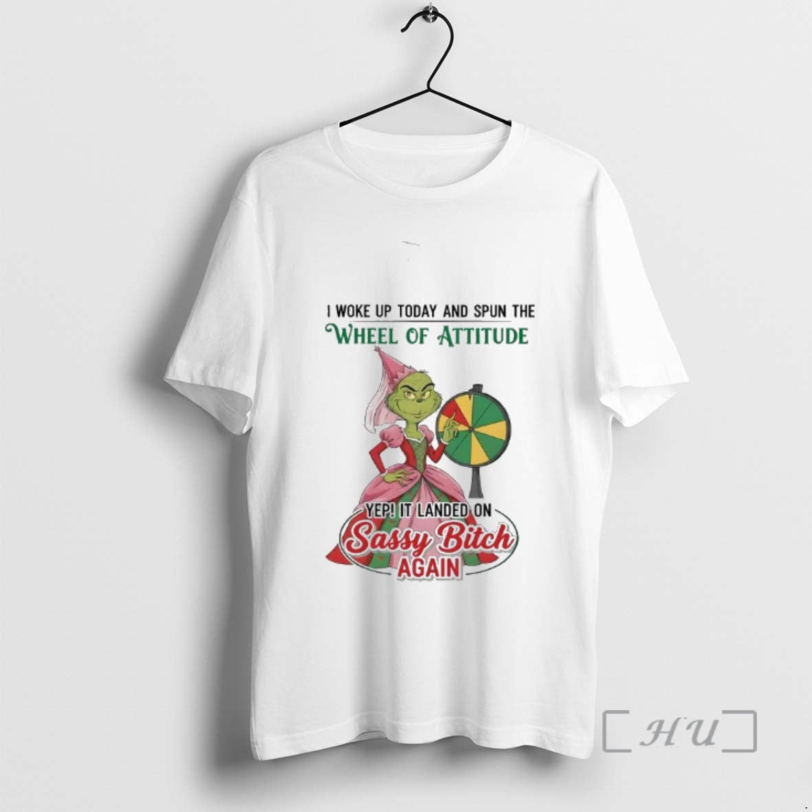 Officials Grinch I Woke Up Today And Spun The Wheel Of Attitude Premium T Shirts Hoodie, Sweatshirt | AU18TeeNovaLab.com