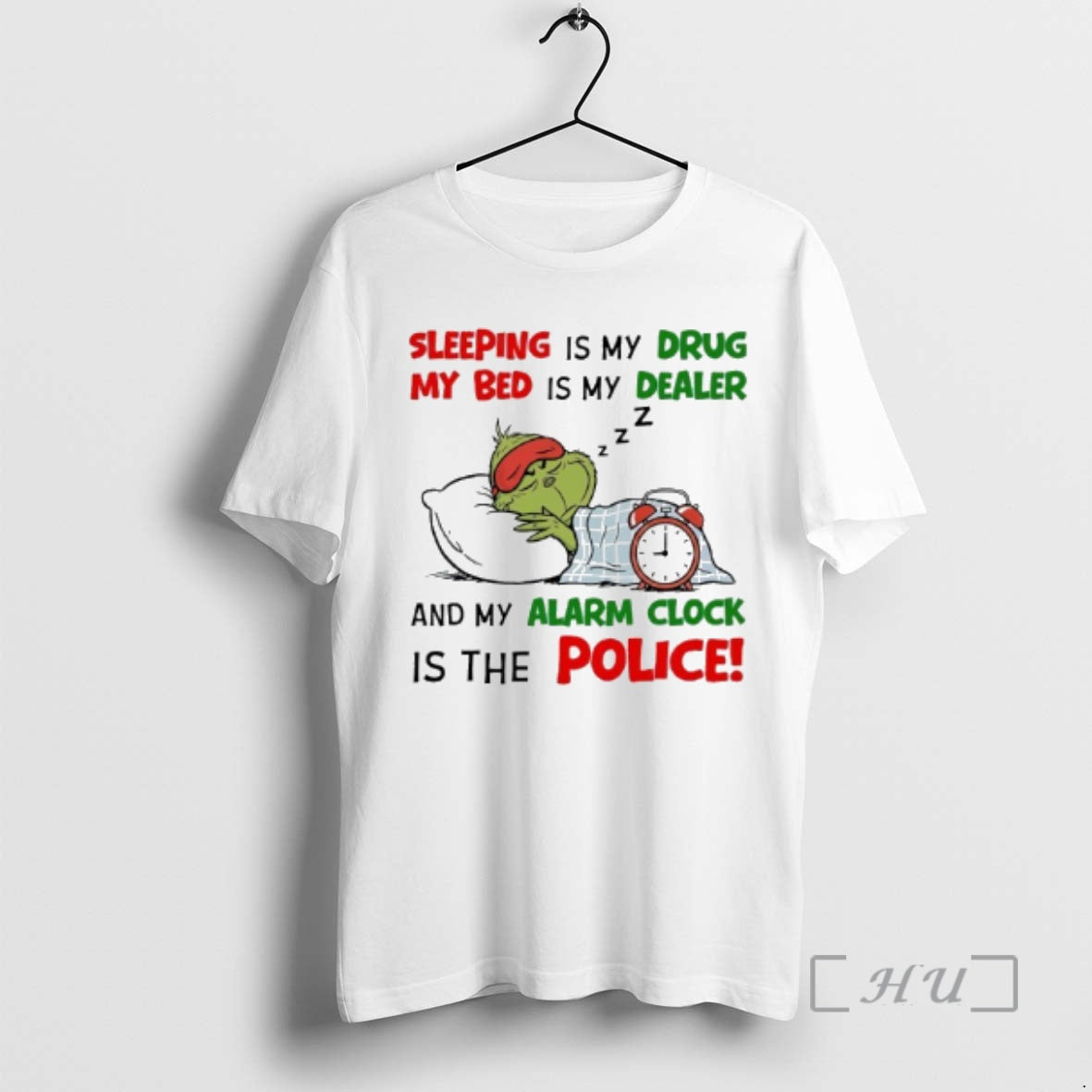 Officials Grinch Sleeping Is My Drug My Bed Is My Dealer Z Z Z And T-Shirts, Hoodie, Sweatshirt | AU18TeeNovaLab.com
