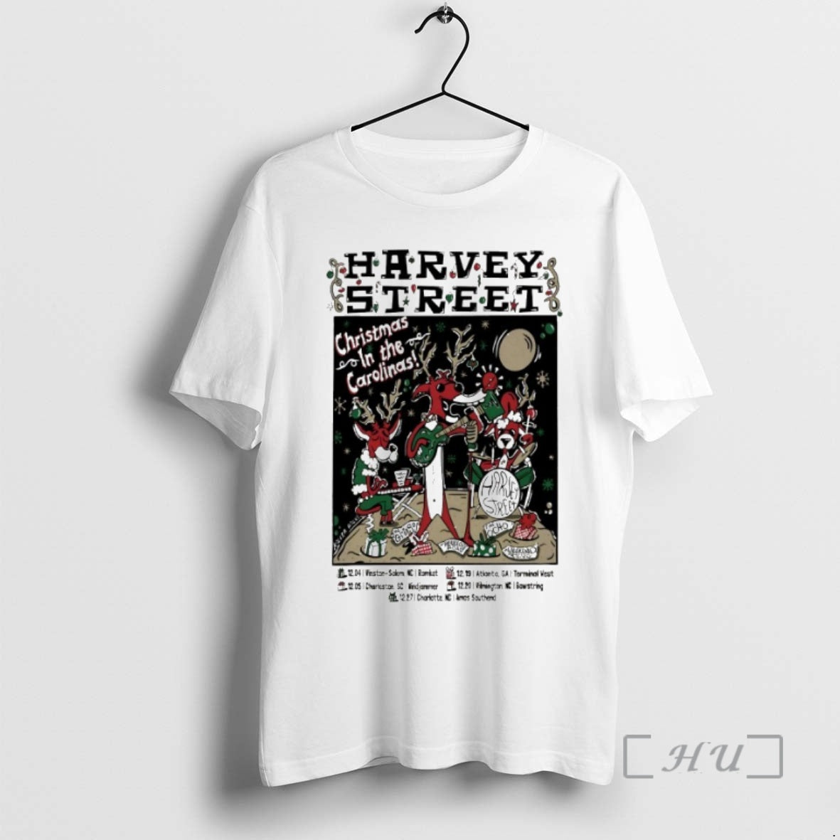 Officials Harvey Street 2026 Christmas In The Carolinas Shows T-Shirts, Hoodie, Sweatshirt | AU18TeeNovaLab.com