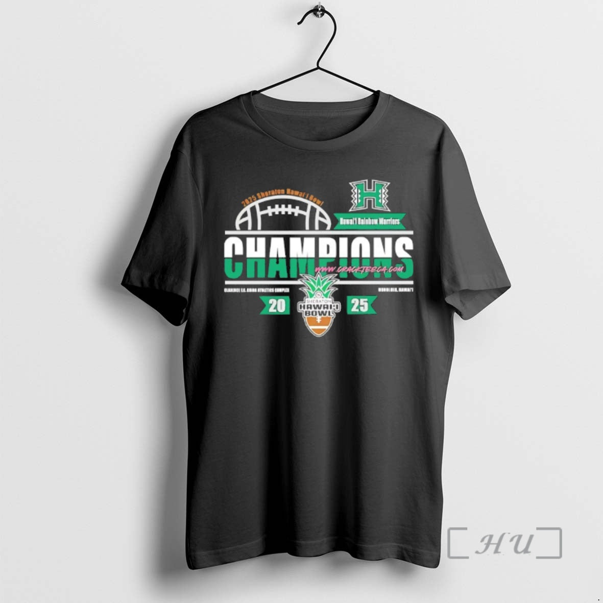 Officials Hawaii Rainbow Warriors Football 2025 Sheraton Hawaii Bowl Champions T-Shirts, Hoodie, Sweatshirt