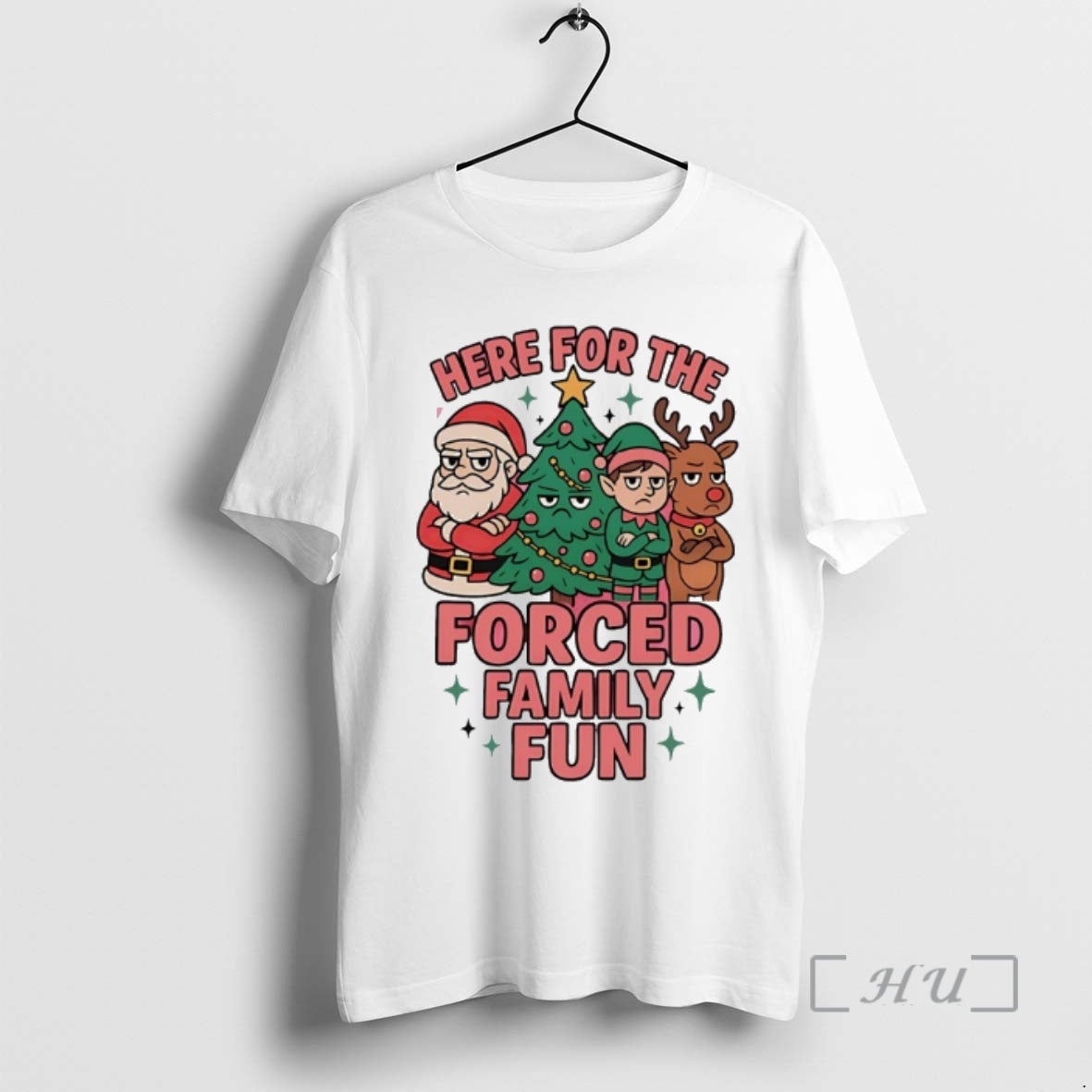 Officials Here For The Forced Family Fun Christmas T-Shirts, Hoodie, Sweatshirt | AU18TeeNovaLab.com