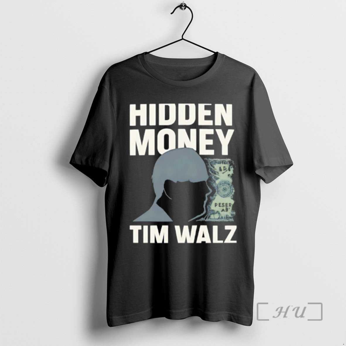 Officials Hidden Money Tim Walz Graphic