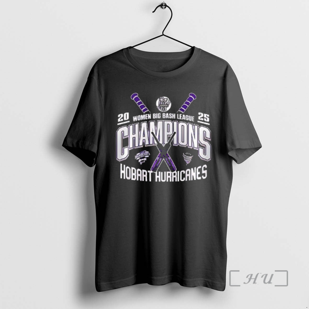 Officials Hobart Hurricanes Wbbl Champions Logo Double Sided Graphic T-Shirts, Hoodie, Sweatshirt | AU18TeeNovaLab.com