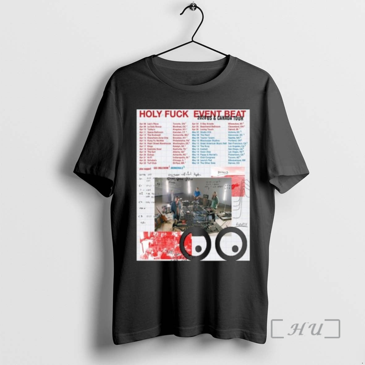 Officials Holy Fuck Us Canada Tour 2026 T-Shirts, Hoodie, Sweatshirt | AU18TeeNovaLab.com