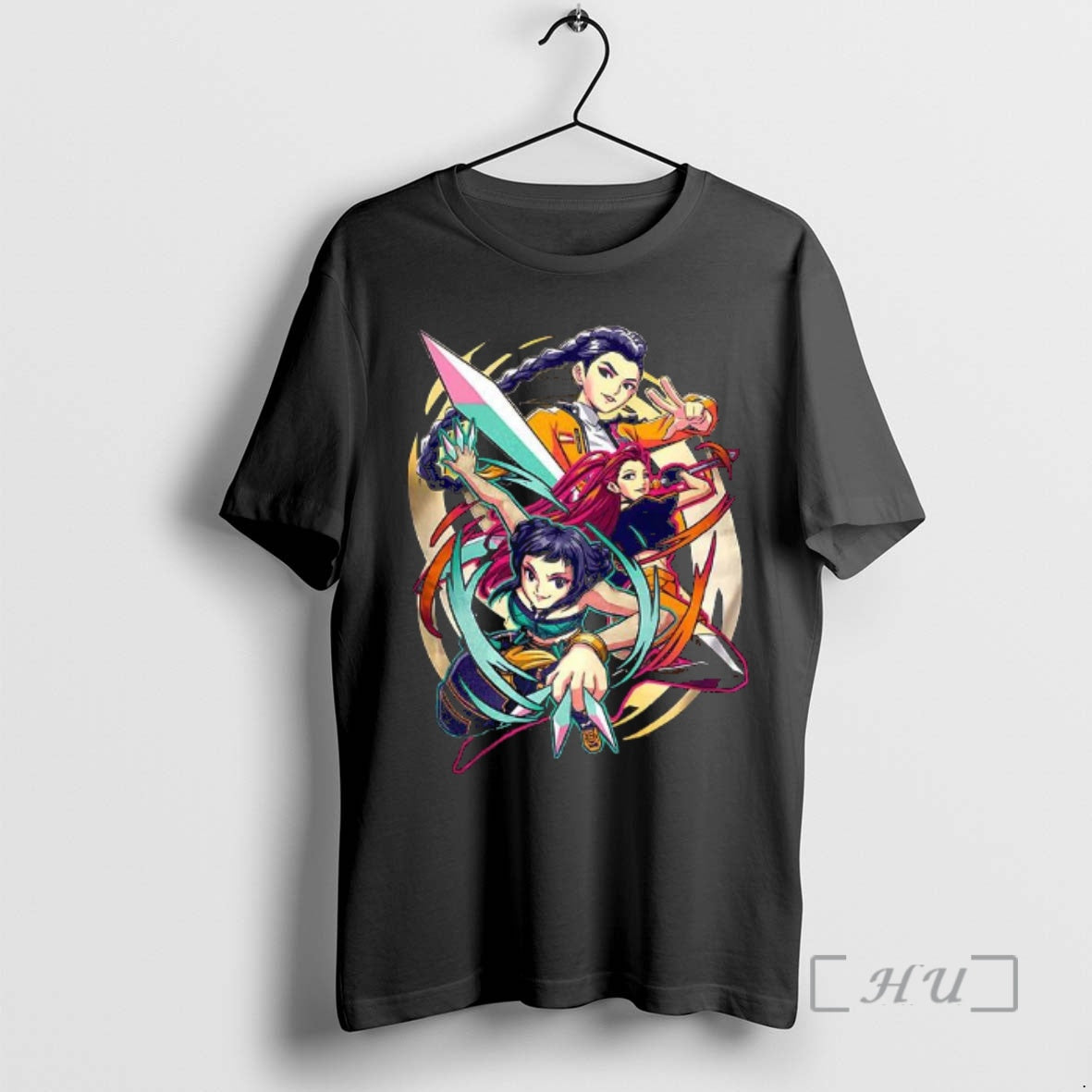 Officials Huntrix K Pop Demon Hunters Cartoon Fan Art T-Shirts, Hoodie, Sweatshirt | AU18TeeNovaLab.com