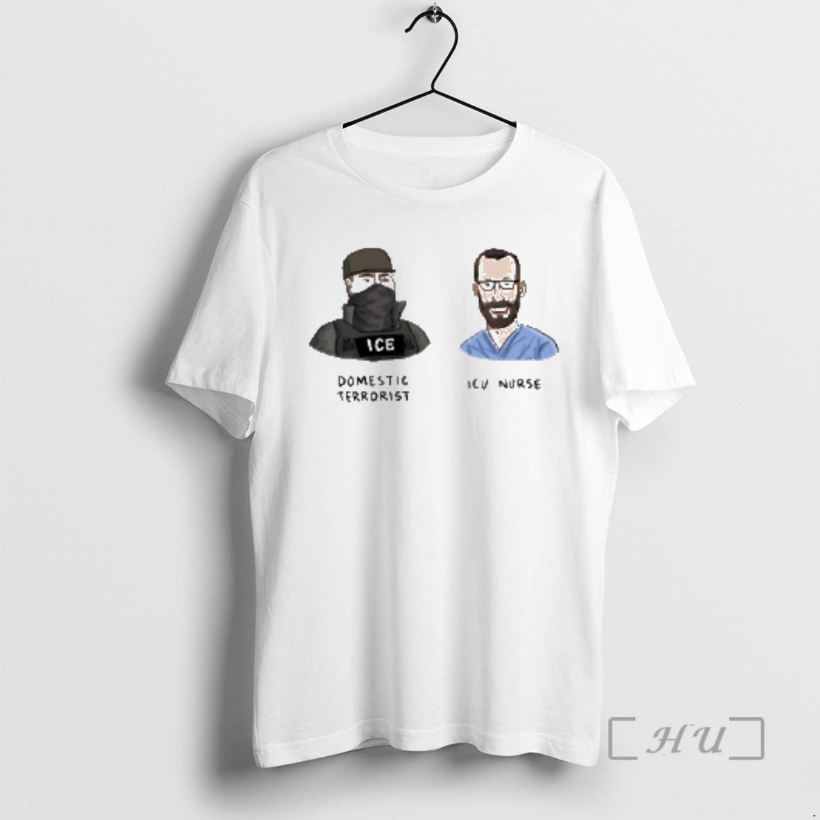 Officials Ice Domestic Terrorist Alex Pretti Icu Nurse T-Shirts, Hoodie, Sweatshirt | AU18TeeNovaLab.com