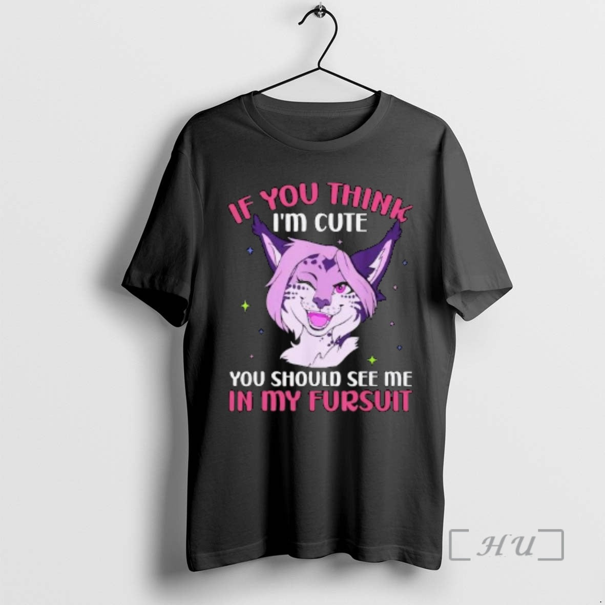 Officials If You Think Im Cute You Should See My Fursuit Circle Black Premium T-Shirts, Hoodie, Sweatshirt