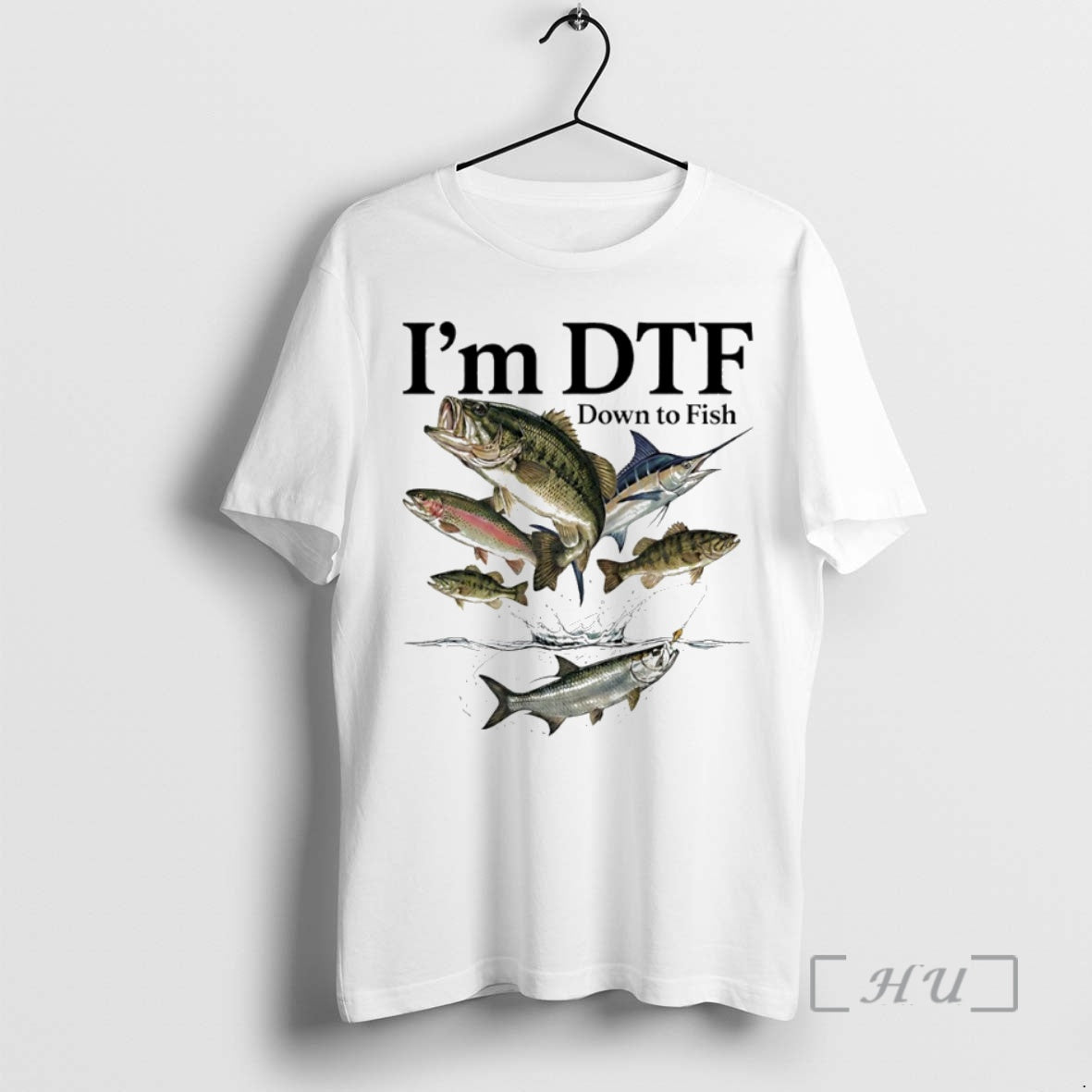 Officials Im Dtf Down To Fish Circle T-Shirts, Hoodie, Sweatshirt | AU18TeeNovaLab.com