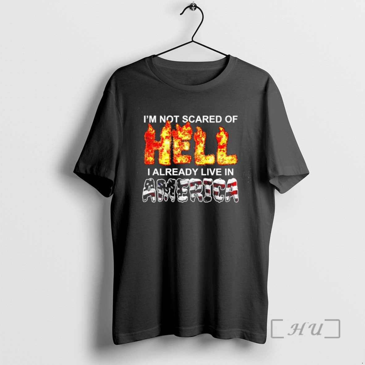 Officials Im Not Scared Of Hell I Already Live In America Premium T Shirts Sweater Hoodie, Sweatshirt | AU18TeeNovaLab.com