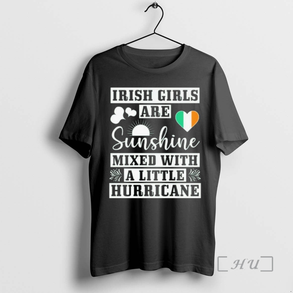 Officials Irish Girls Are Sunshine Mixed With A Little Hurricane T-Shirts, Hoodie, Sweatshirt | AU18TeeNovaLab.com