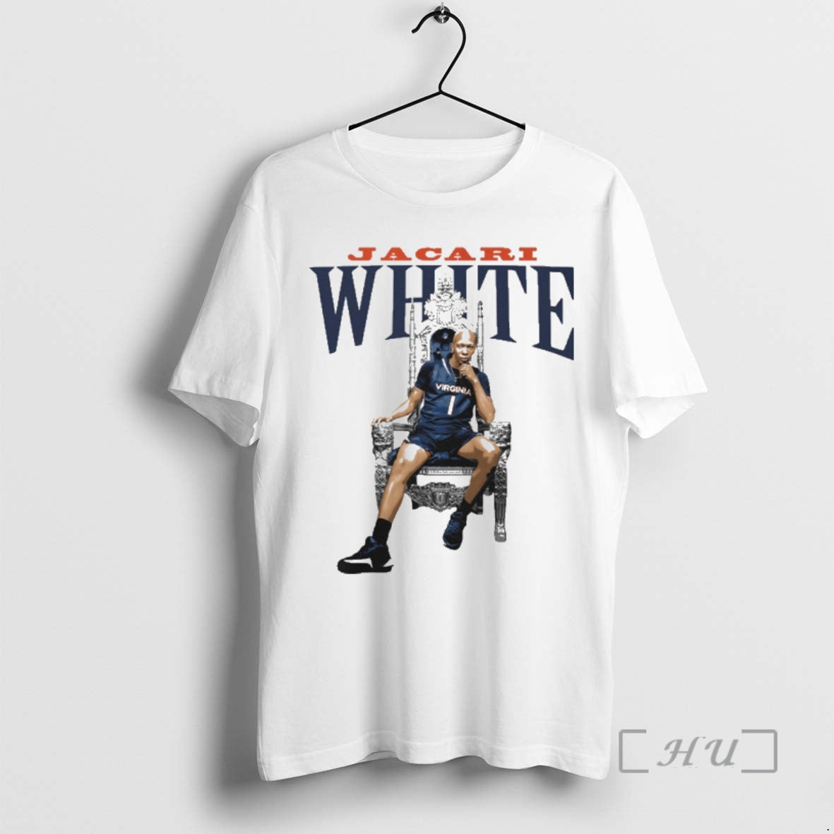 Officials Jacari White Virginia Cavaliers Basketball Portrait T-Shirts, Hoodie, Sweatshirt | AU18TeeNovaLab.com