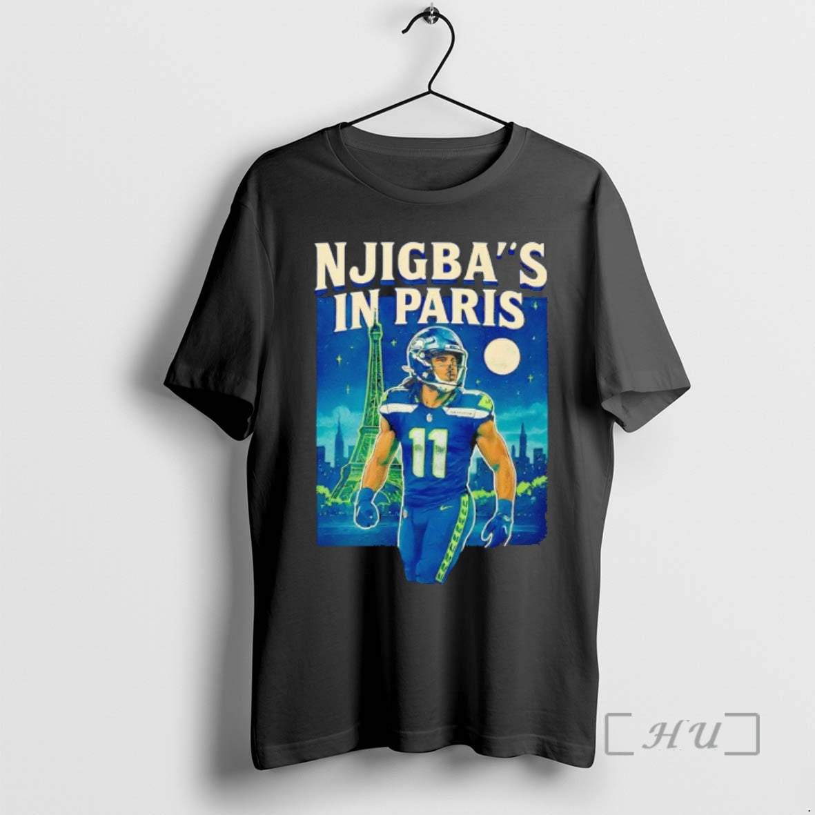 Jaxon Smith Njigba Seahawks Vintage Parody