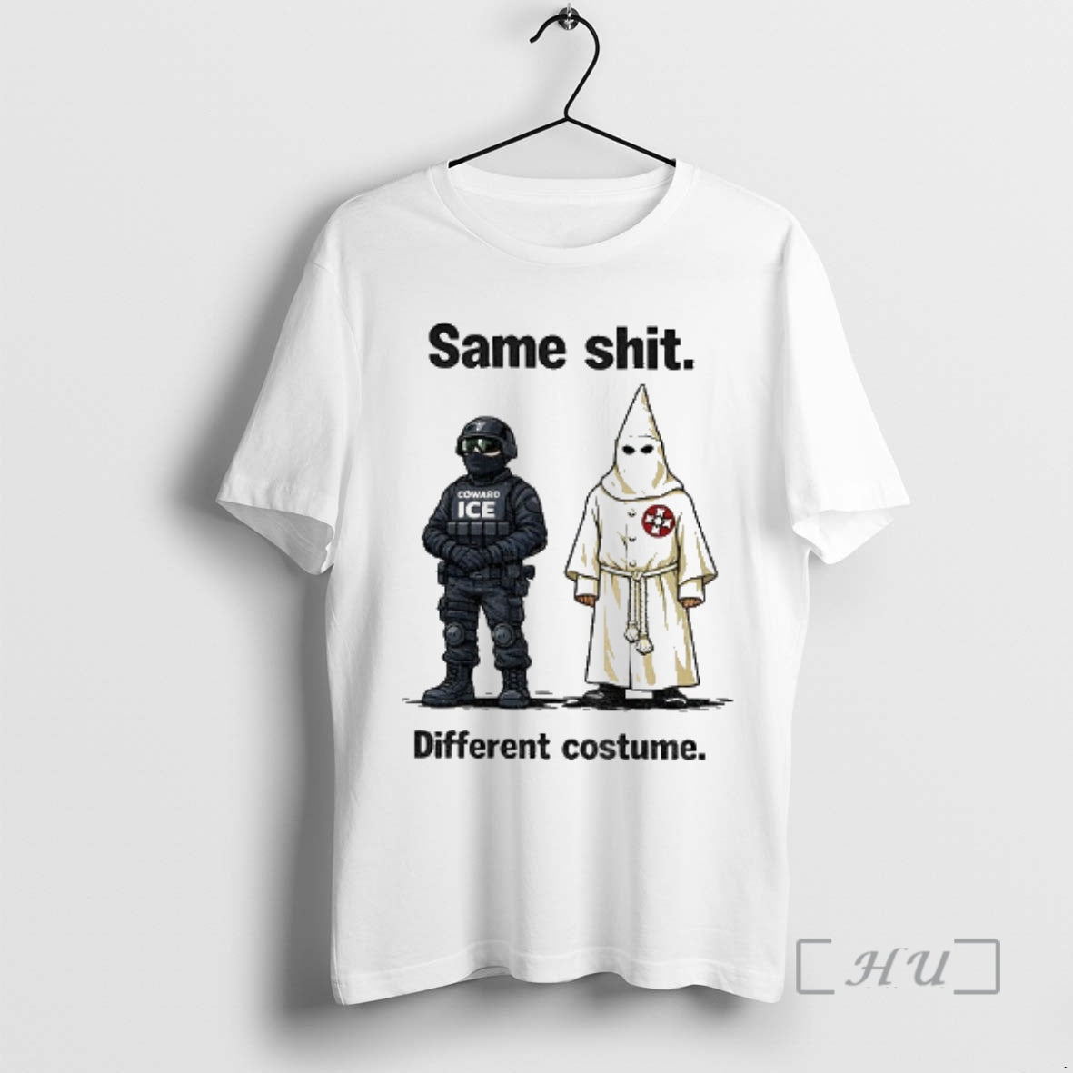 Officials Kkk Coward Ice Same Shit Different Costume T-Shirts, Hoodie, Sweatshirt | AU18TeeNovaLab.com