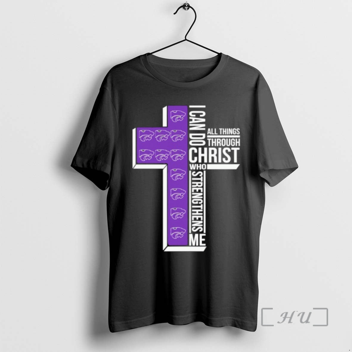 Officials Kansas State Wildcats Cross I Can Do All Things Through Christ Who Strengthen Me T-Shirts, Hoodie, Sweatshirt