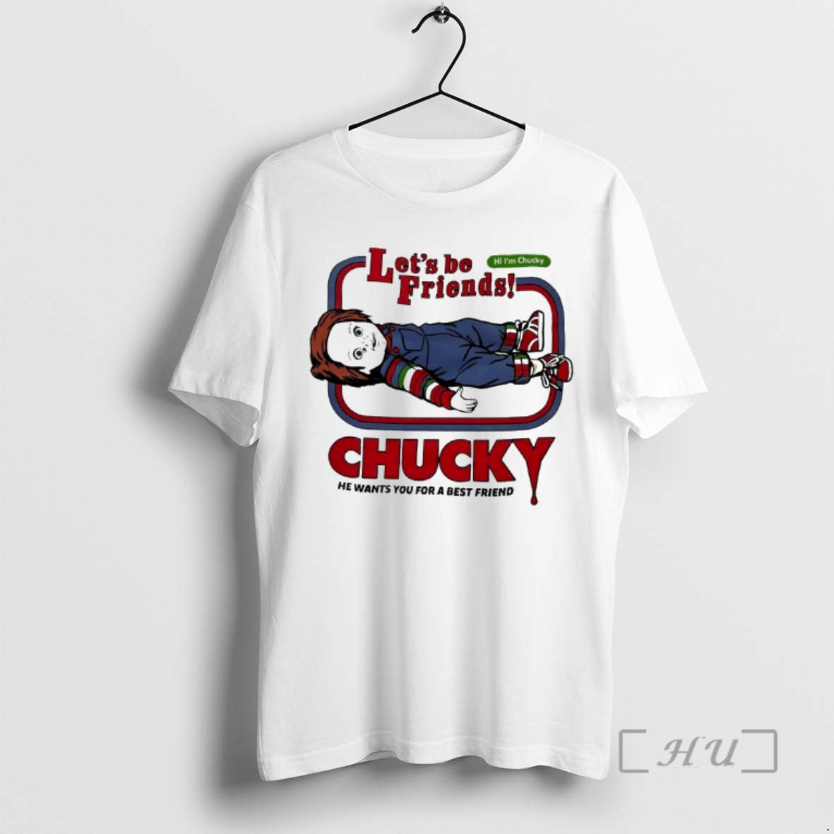 Officials Lets Be Friends Chucky He Wants You For A Best Friend Premium T Shirts Hoodie, Sweatshirt | AU18TeeNovaLab.com