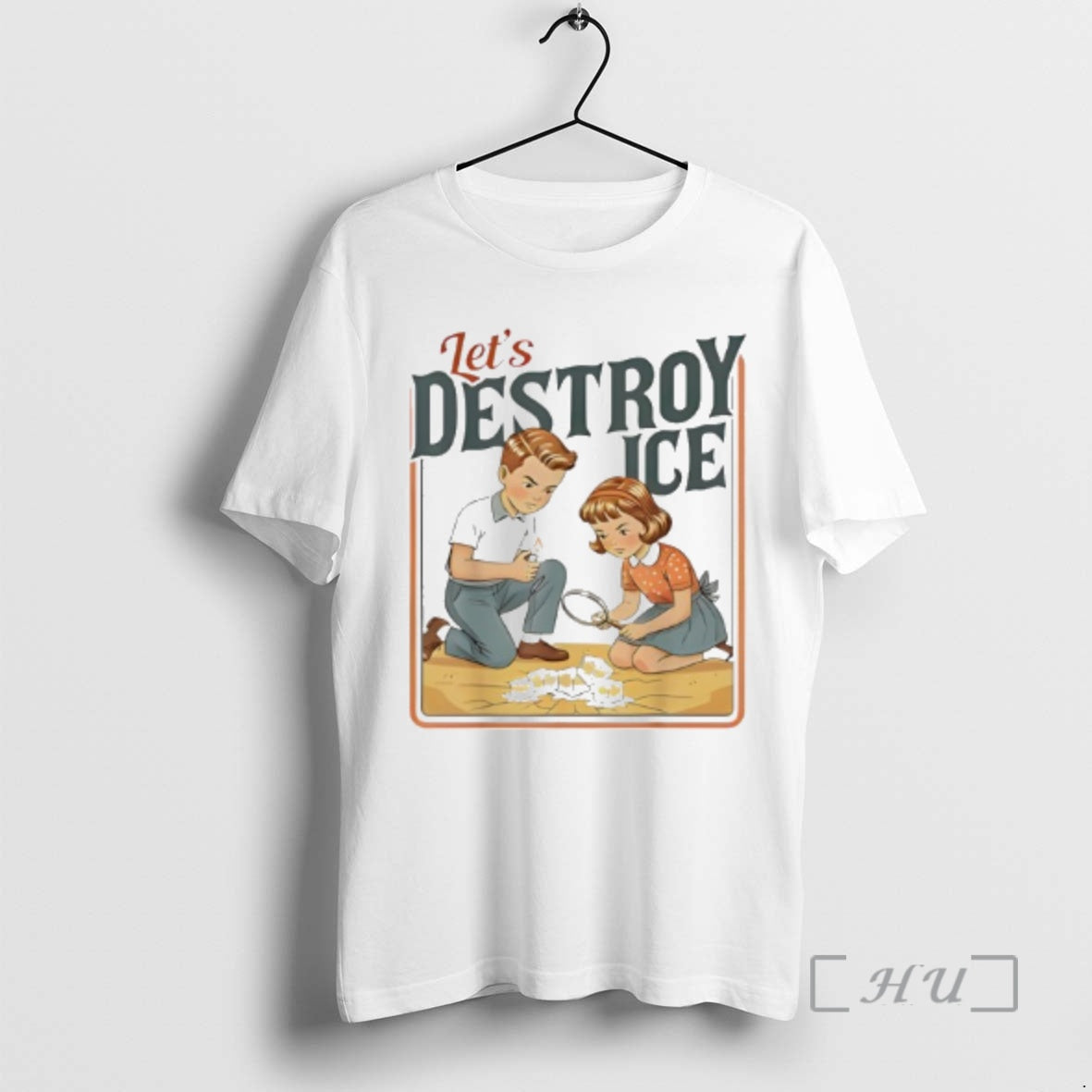 Officials Lets Destroy Ice Vintage Retro T-Shirts, Hoodie, Sweatshirt | AU18TeeNovaLab.com